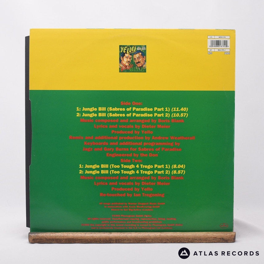 Yello - Jungle Bill (The Andrew Weatherall Mixes) - 12" Vinyl Record - EX/VG+