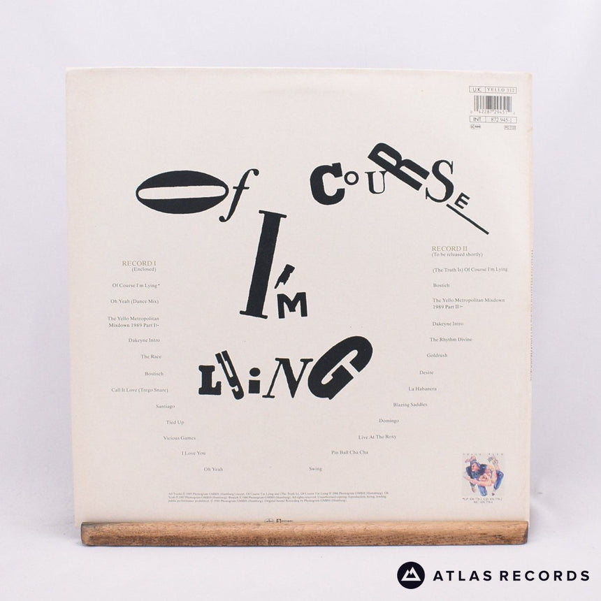 Yello - Of Course I'm Lying - Gatefold 12" Vinyl Record - EX/EX