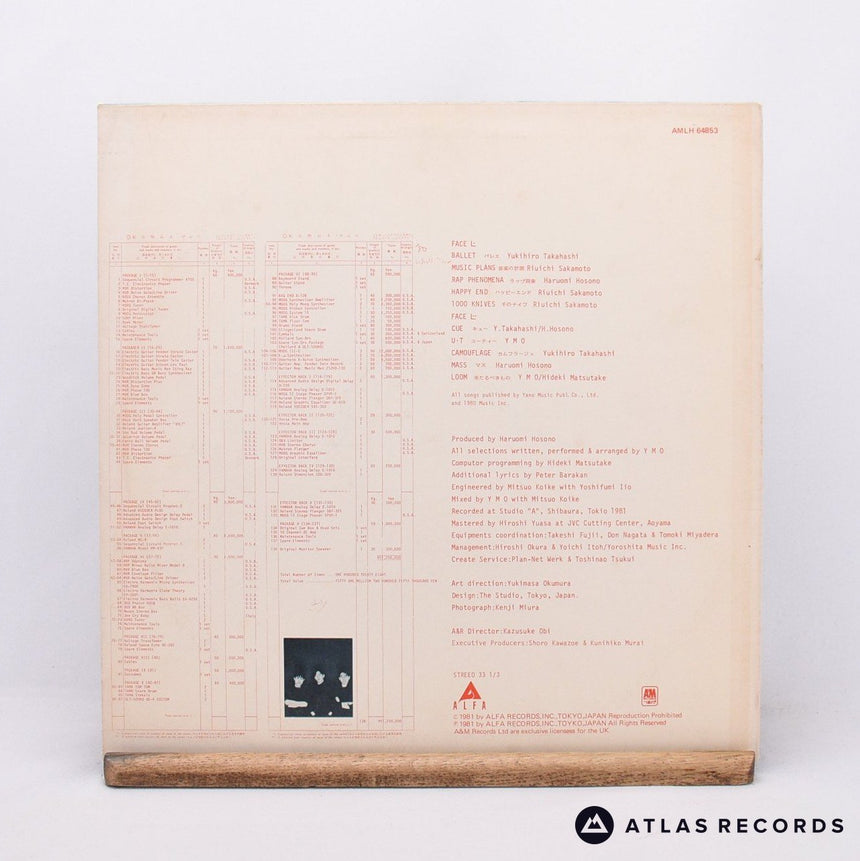 Yellow Magic Orchestra - BGM - A-1 B-1 LP Vinyl Record - EX/VG+