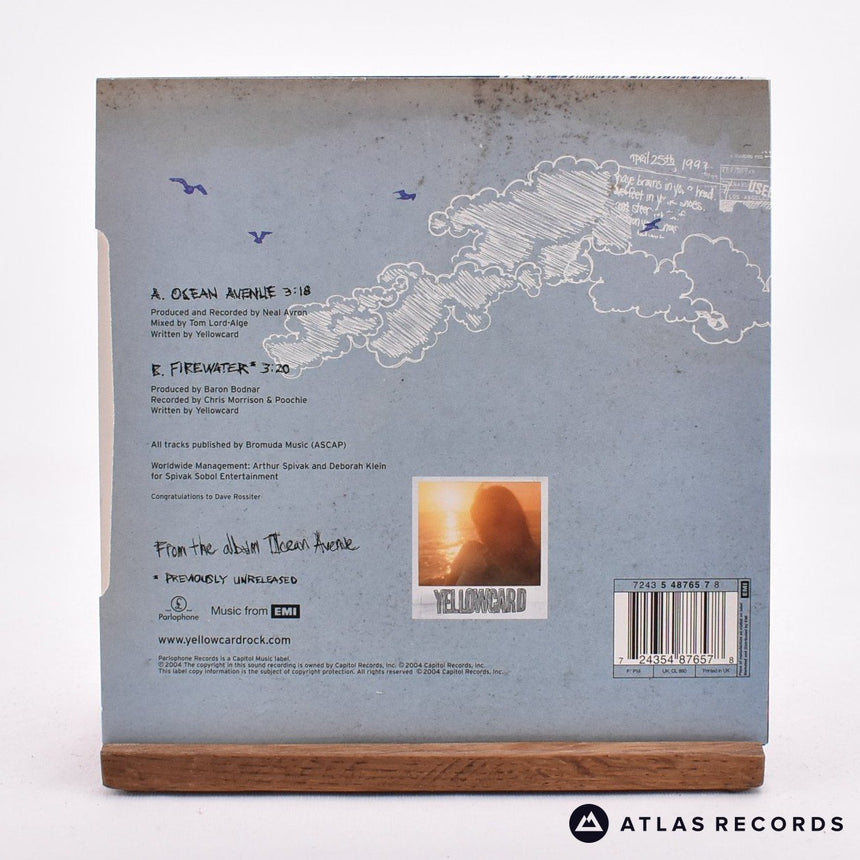 Yellowcard - Ocean Avenue - Blue Marble Limited Edition 7" Vinyl Record - NM/NM