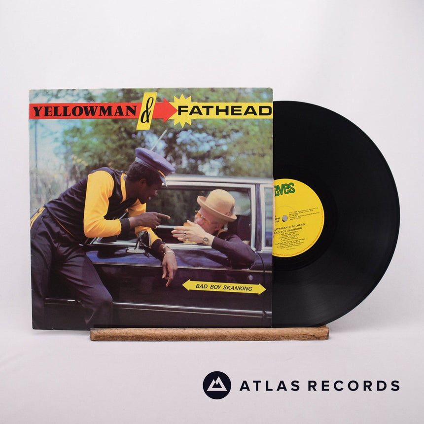 Yellowman & Fathead Bad Boy Skanking LP Vinyl Record - Front Cover & Record