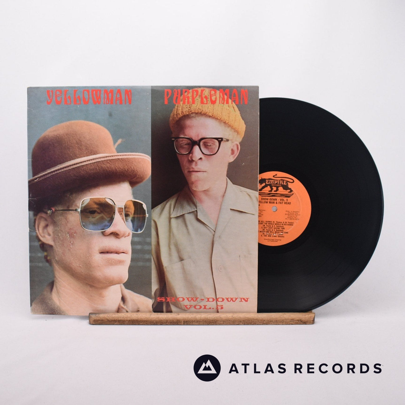 Yellowman & Fathead Show-Down Vol. 5 LP Vinyl Record - Front Cover & Record
