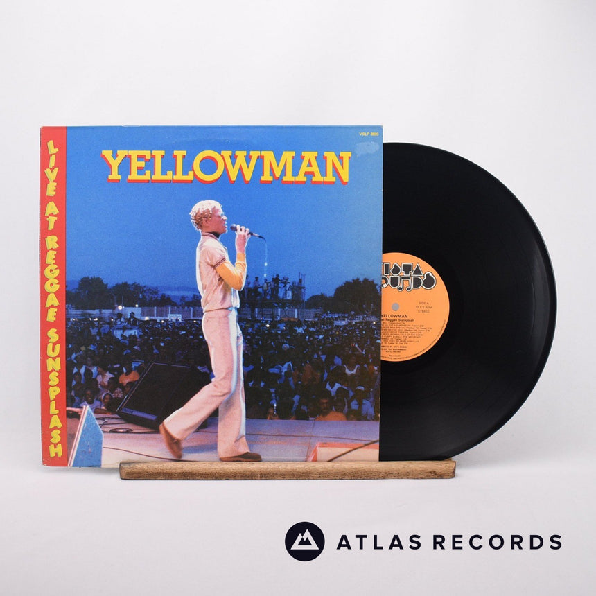 Yellowman Live At Reggae Sunsplash LP Vinyl Record - Front Cover & Record