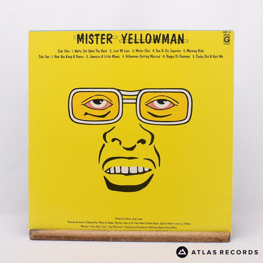 Yellowman - Mister Yellowman - Ʊtopia A1 B1 PAG LP Vinyl Record - EX/VG+