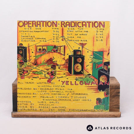Yellowman - Operation Radication - -A -B LP10" Vinyl Record - VG+/EX