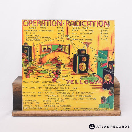 Yellowman - Operation Radication - -A -B 10" LP Vinyl Record - VG+/VG+
