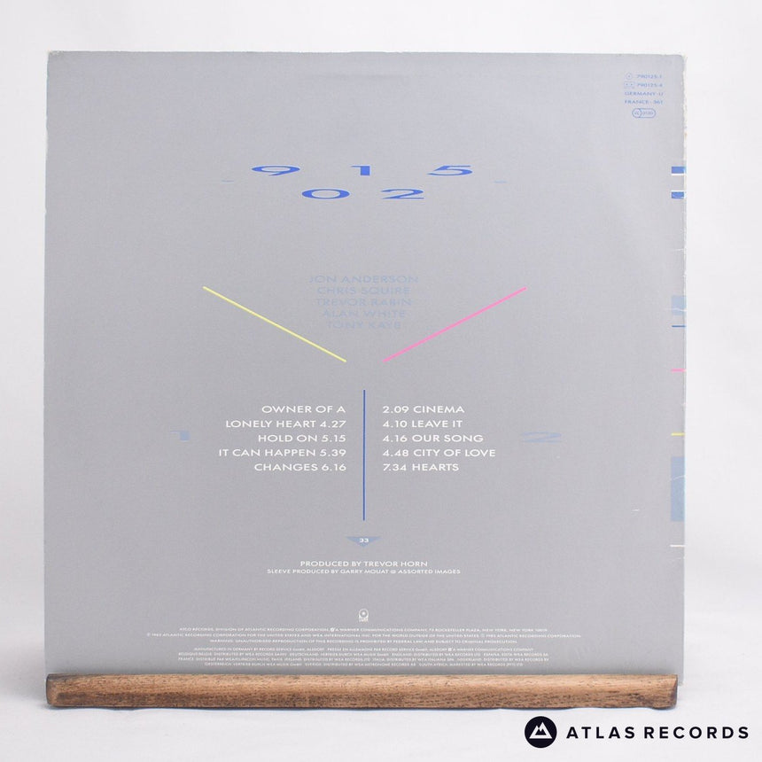 Yes - 90125 - LP Vinyl Record - VG+/EX