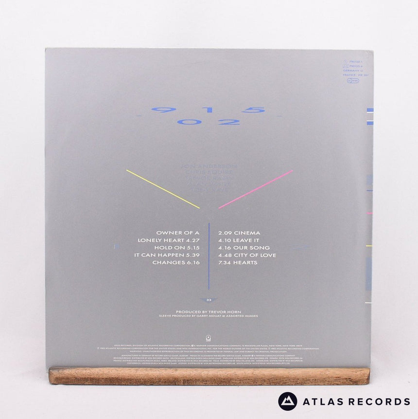 Yes - 90125 - Reissue Repress LP Vinyl Record - EX/EX