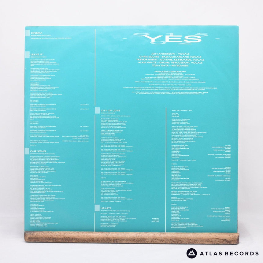 Yes - 90125 - A4 B4 LP Vinyl Record - EX/EX