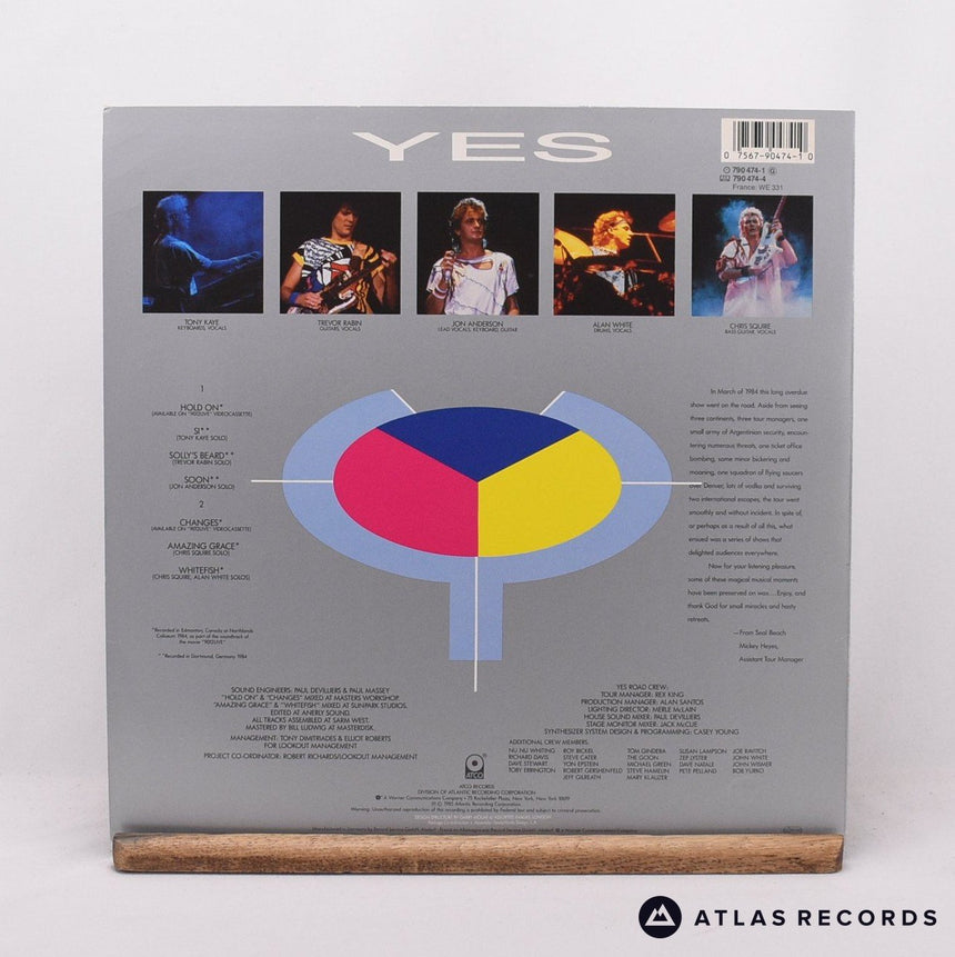 Yes - 9012Live • The Solos - LP Vinyl Record - EX/EX