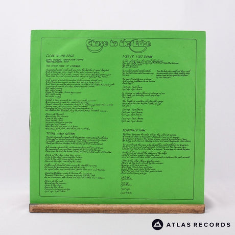 Yes - Close To The Edge - Second Press A3 B2 LP Vinyl Record - VG+/VG+