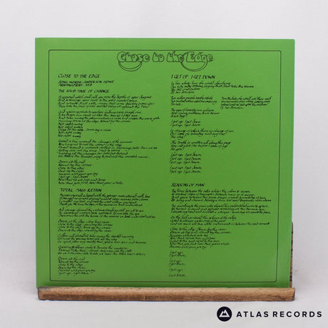 Yes - Close To The Edge - 180G Reissue Gatefold A1 B2 LP Vinyl Record - NM/NM