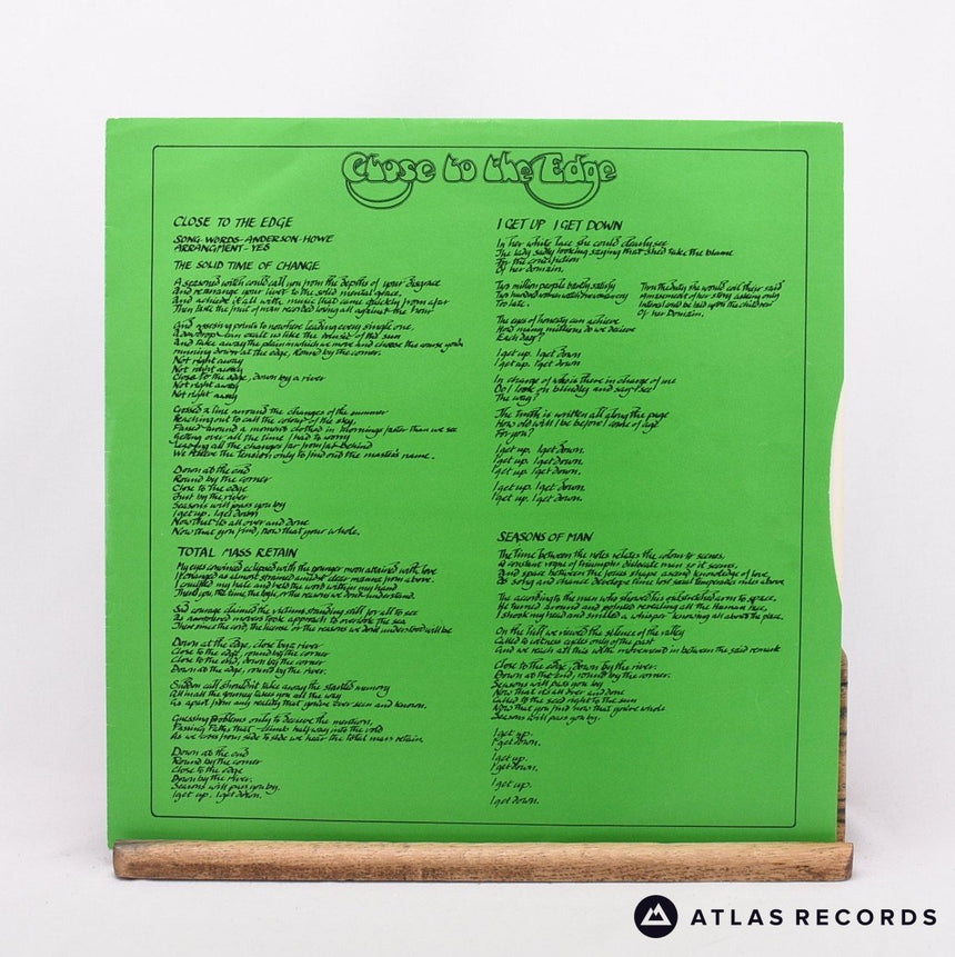Yes - Close To The Edge - Reissue Gatefold LP Vinyl Record - VG+/EX