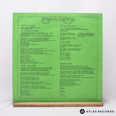 Yes - Close To The Edge - Second Press A3 B3 LP Vinyl Record - VG+/EX