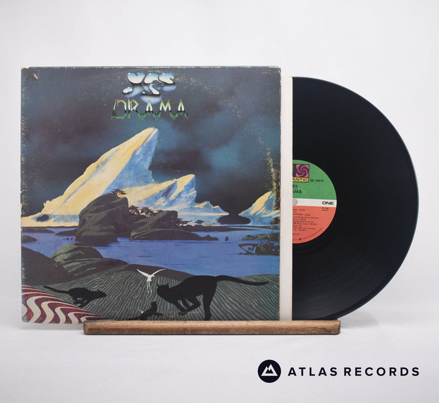 Yes Drama LP Vinyl Record - Front Cover & Record