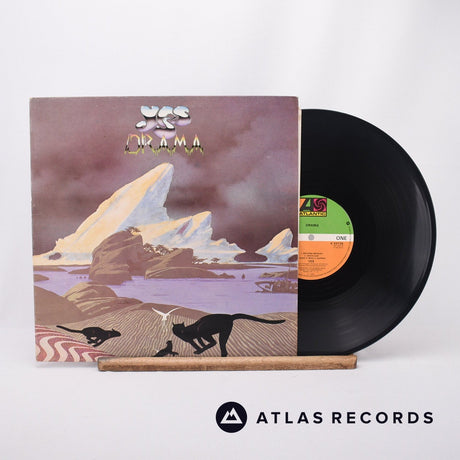 Yes Drama LP Vinyl Record - Front Cover & Record