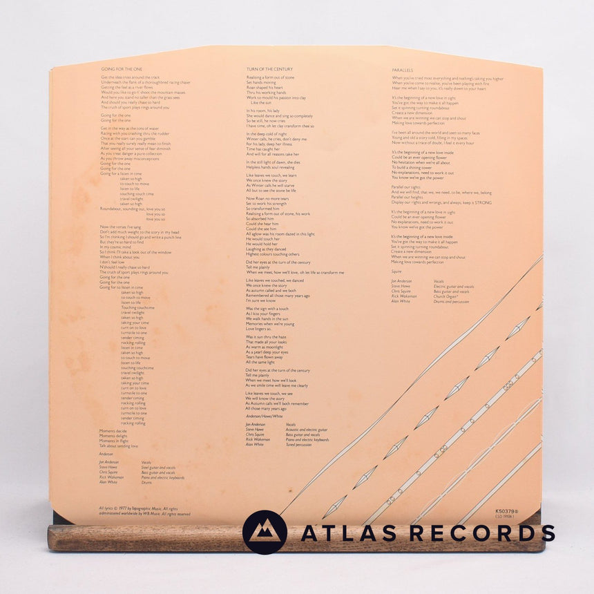 Yes - Going For The One - Gatefold LP Vinyl Record - VG+/VG+