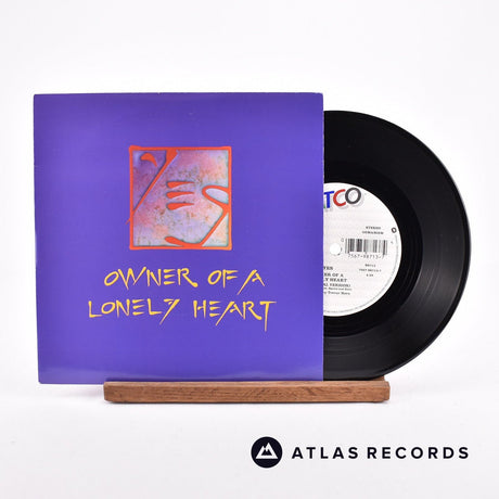 Yes Owner Of A Lonely Heart 7" Vinyl Record - Front Cover & Record