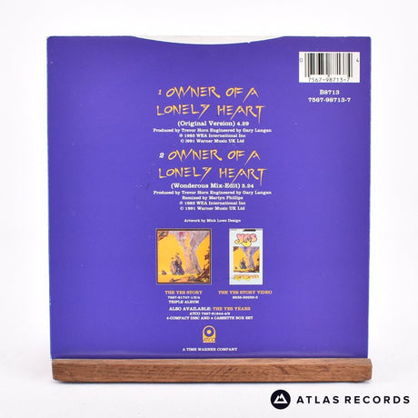 Yes - Owner Of A Lonely Heart - 7" Vinyl Record - EX/EX