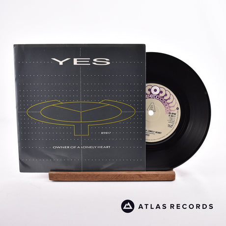 Yes Owner Of A Lonely Heart 7" Vinyl Record - Front Cover & Record