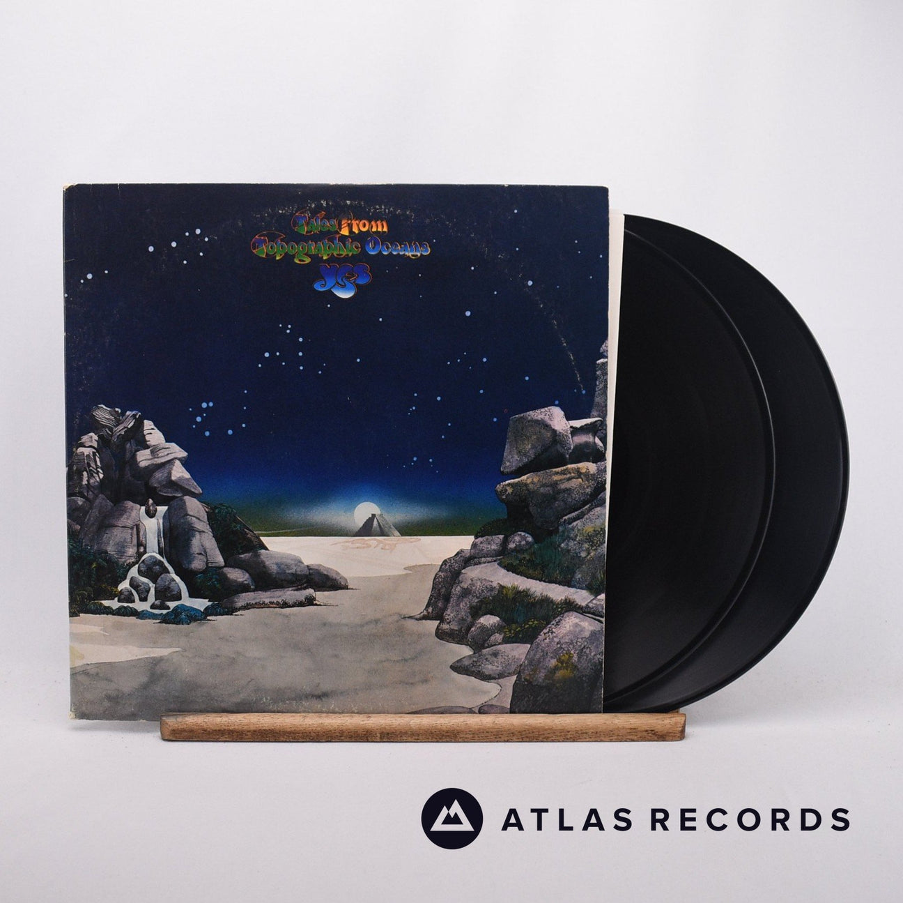 Yes Tales From Topographic Oceans 2 x LP Vinyl Record - Front Cover & Record