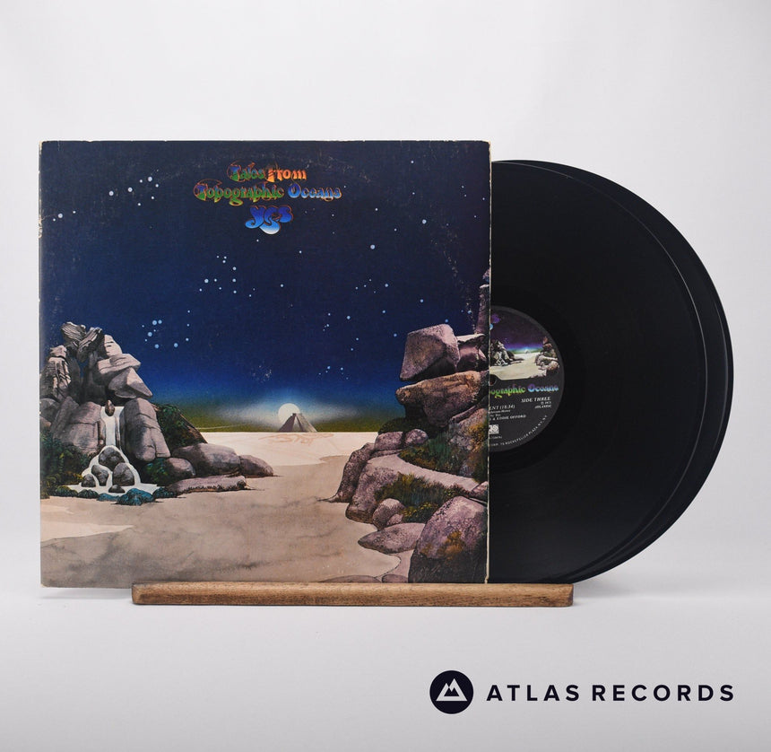 Yes Tales From Topographic Oceans Double LP Vinyl Record - Front Cover & Record