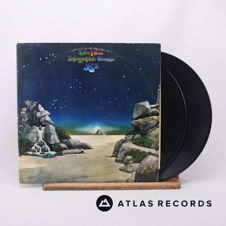 Yes Tales From Topographic Oceans 2 x LP Vinyl Record - Front Cover & Record