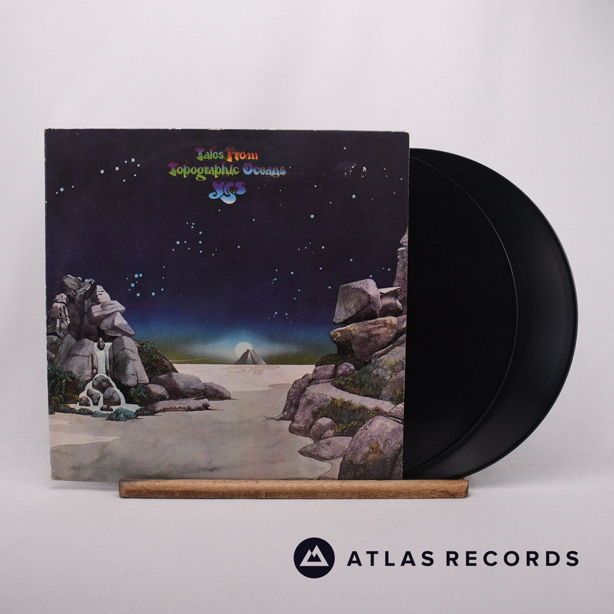Yes Tales From Topographic Oceans 2 x LP Vinyl Record - Front Cover & Record