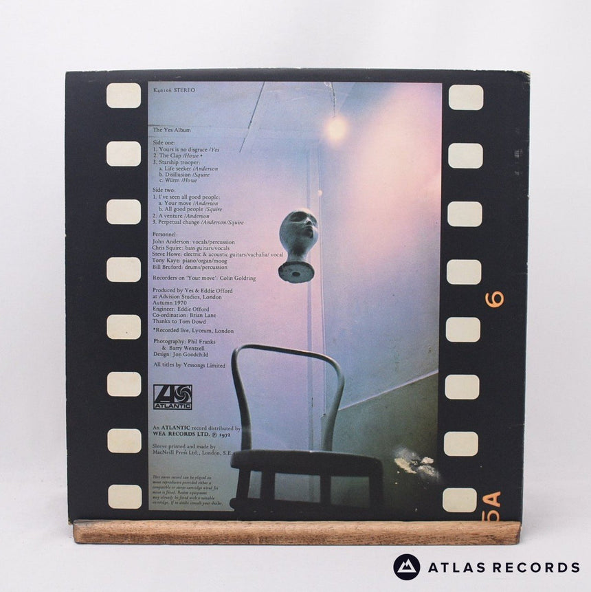 Yes - The Yes Album - Reissue Gatefold LP Vinyl Record - VG+/VG+