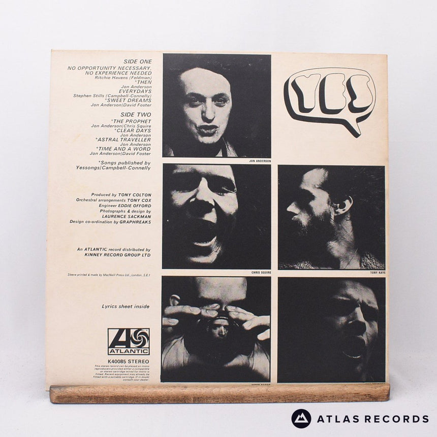 Yes - Time And A Word - Lyric Sheet Reissue A3 B ▽ 2 LP Vinyl Record - VG+/VG+