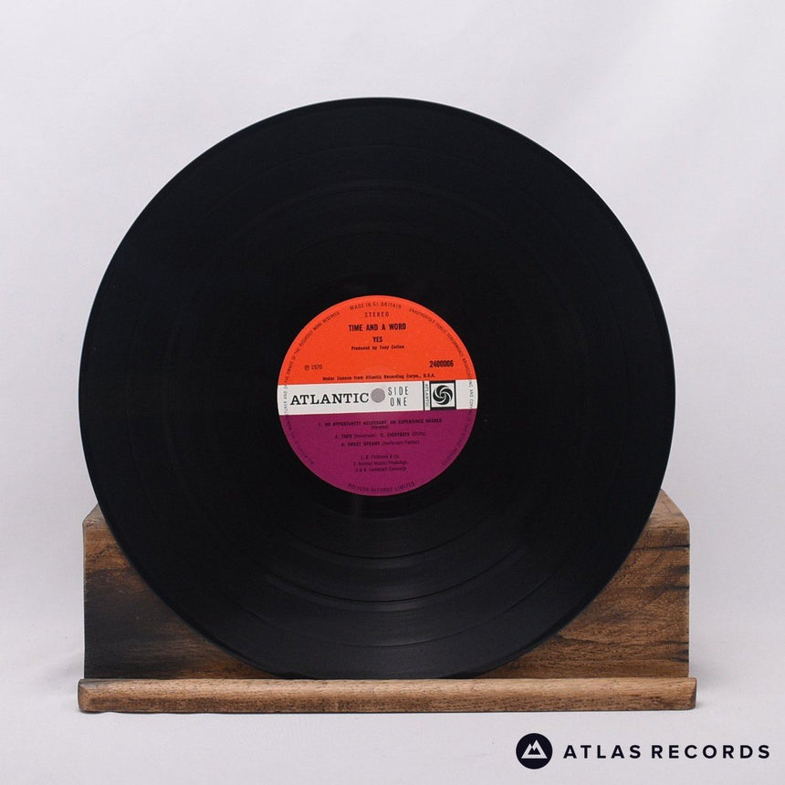 Yes - Time And A Word - Lyric Sheet A*▼ 1 B ▼ 2 LP Vinyl Record - EX/EX