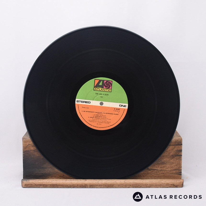 Yes - Time And A Word - Lyric Sheet Reissue LP Vinyl Record - EX/EX