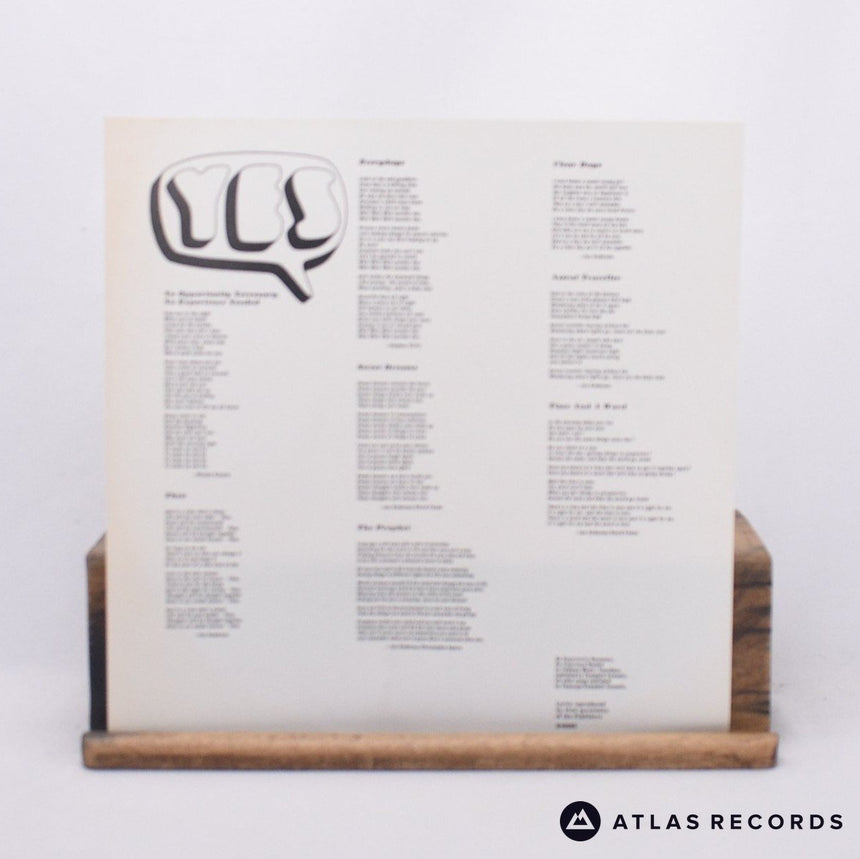 Yes - Time And A Word - Lyric Sheet Reissue France LP Vinyl Record - EX/EX