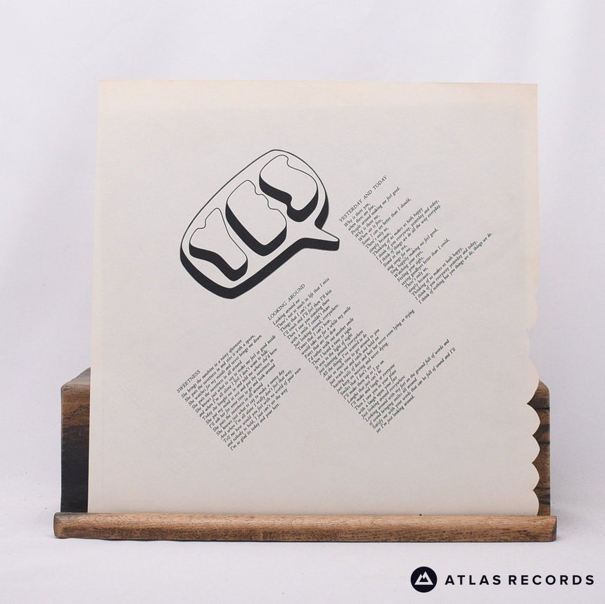 Yes - Yes - Lyric Sheet Gatefold LP Vinyl Record - VG+/EX