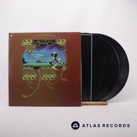Yes Yessongs 3 x LP Vinyl Record - Front Cover & Record