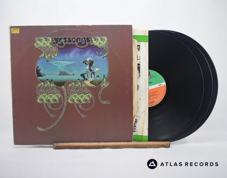 Yes Yessongs 3 x LP Vinyl Record - Front Cover & Record