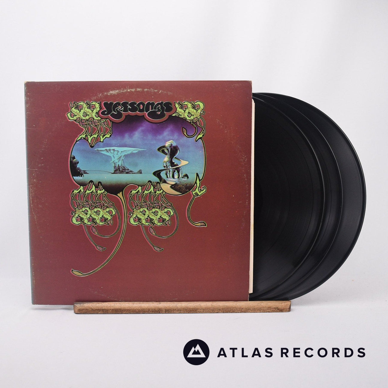 Yes Yessongs 3 x LP Vinyl Record - Front Cover & Record