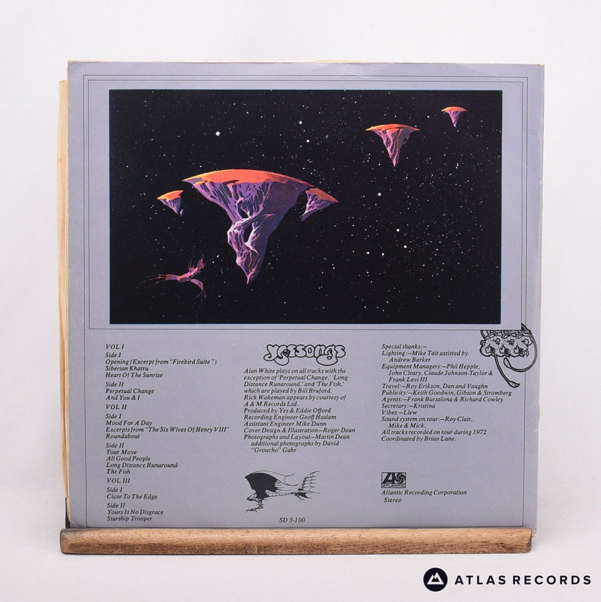 Yes - Yessongs - Reissue Gatefold Chile 3 x LP Vinyl Record - VG+/EX