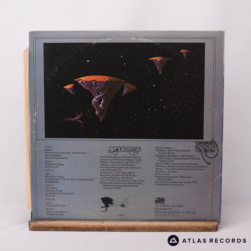 Yes - Yessongs - Booklet Repress Tri-Fold 3 x LP Vinyl Record - VG+/VG+
