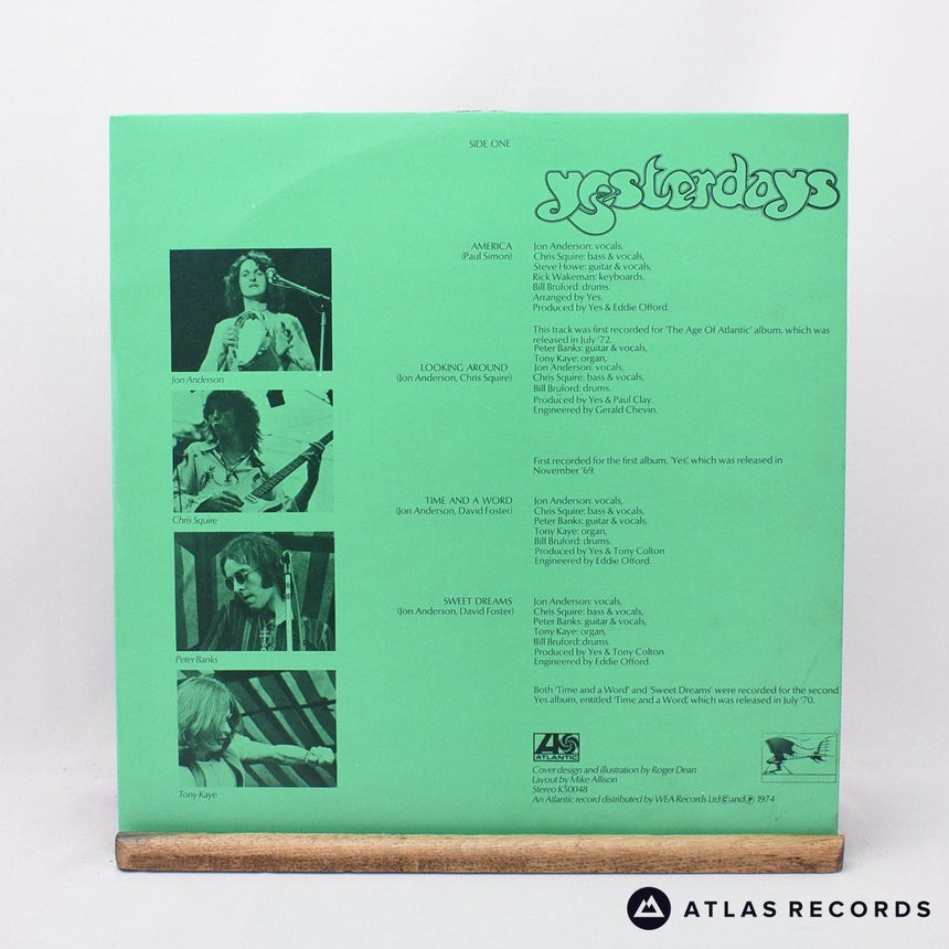 Yes - Yesterdays - Porky LP Vinyl Record - VG+/VG+