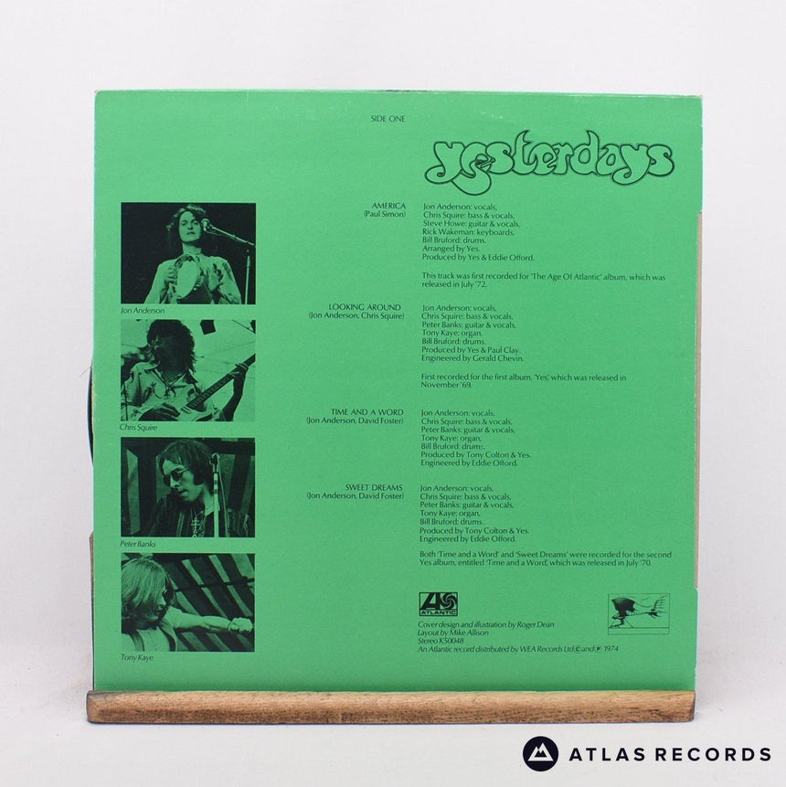 Yes - Yesterdays - Porky LP Vinyl Record - VG+/EX