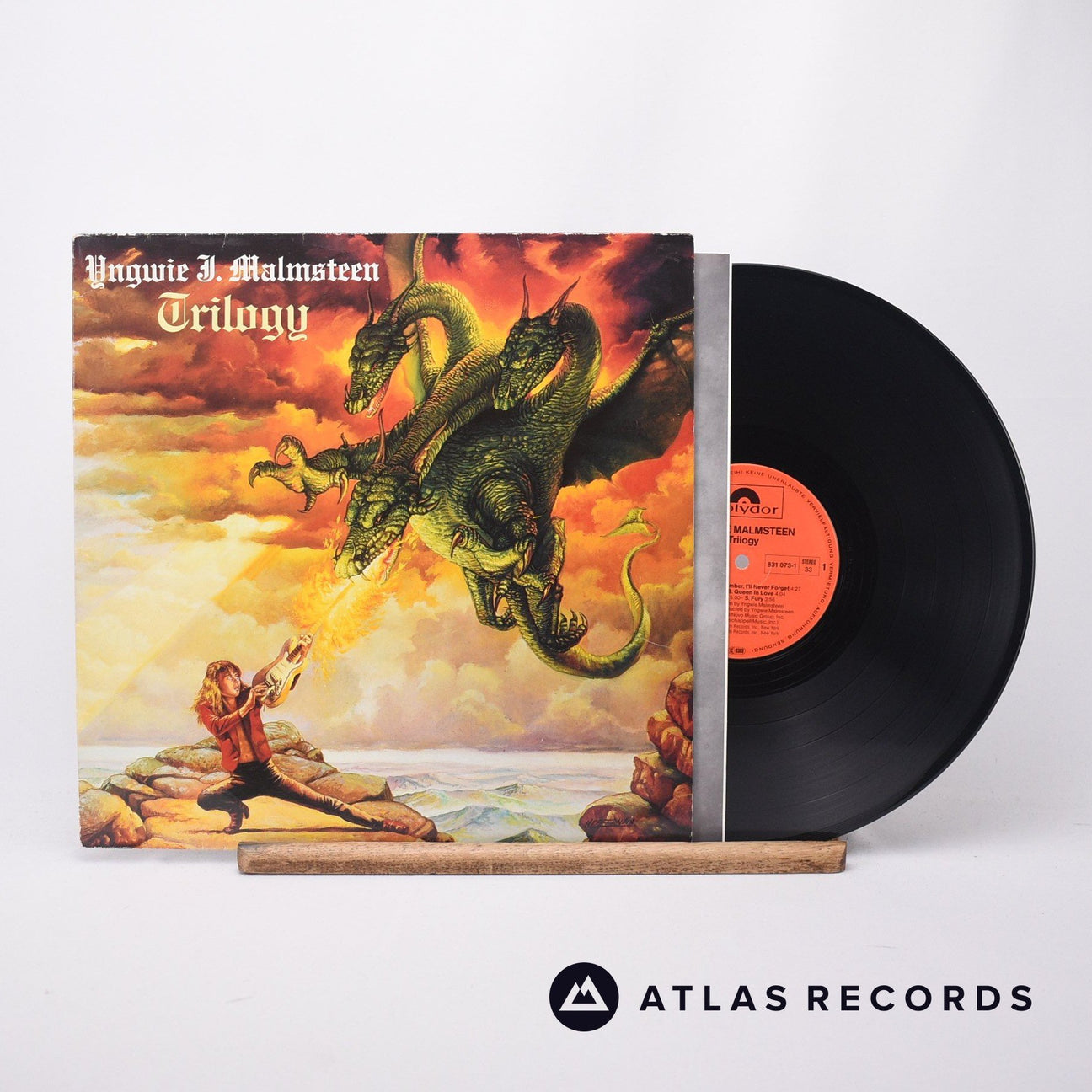 Yngwie Malmsteen Trilogy LP Vinyl Record - Front Cover & Record