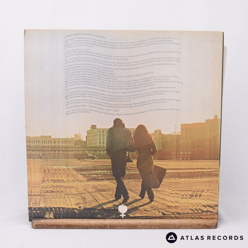 Yoko Ono - Approximately Infinite Universe - 2 x LP Vinyl Record - EX/VG+