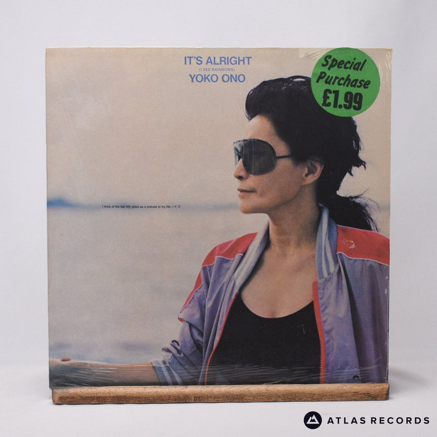 Yoko Ono It's Alright LP Vinyl Record - Front Cover & Record