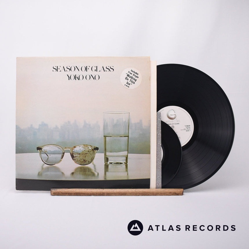 Yoko Ono - Season Of Glass - 7' Single Insert A B 7" + LP Vinyl Record - VG+/VG+