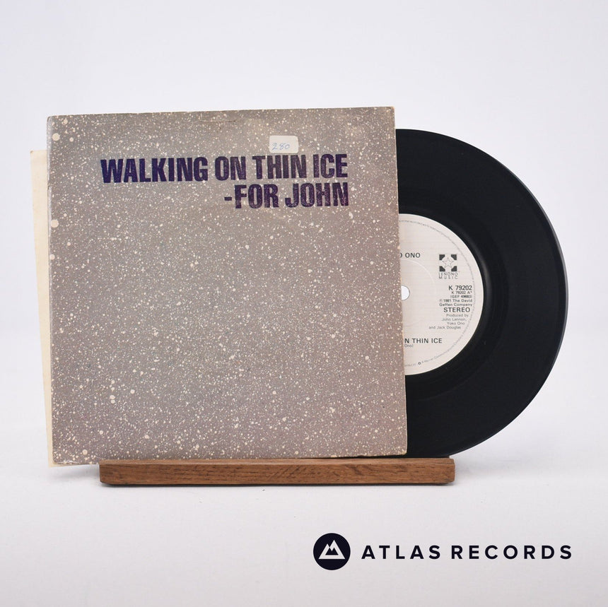 Yoko Ono Walking On Thin Ice 7" Vinyl Record - Front Cover & Record