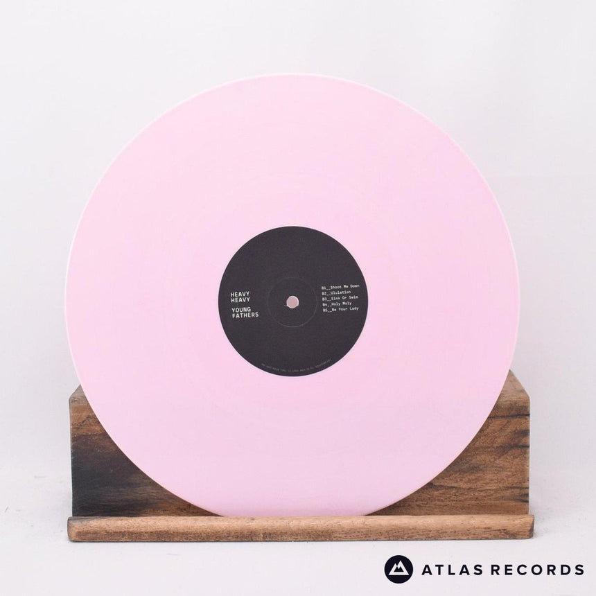 Young Fathers - Heavy Heavy - Rose Pink Poster LP Vinyl Record - EX/NM