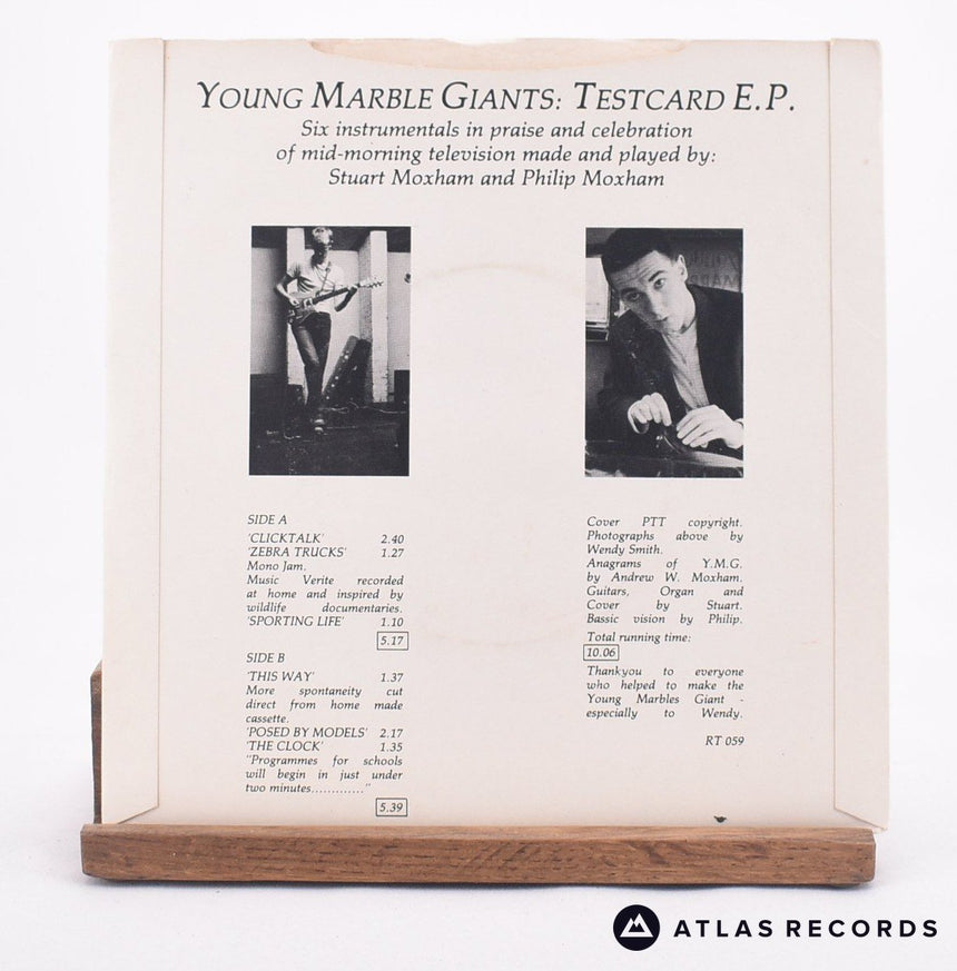 Young Marble Giants - Testcard E.P. - 7" EP Vinyl Record - VG+/EX