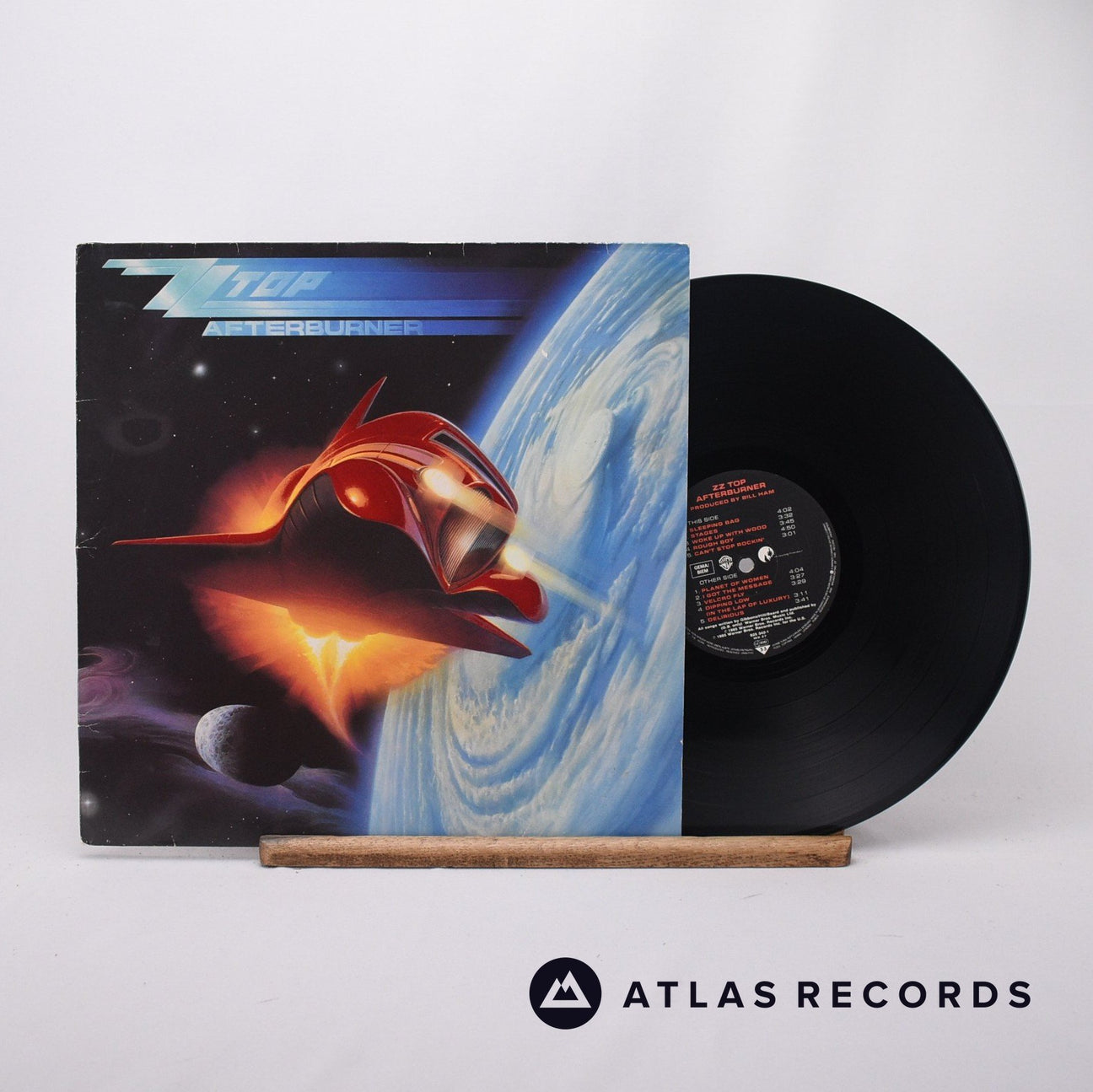 ZZ Top Afterburner LP Vinyl Record - Front Cover & Record