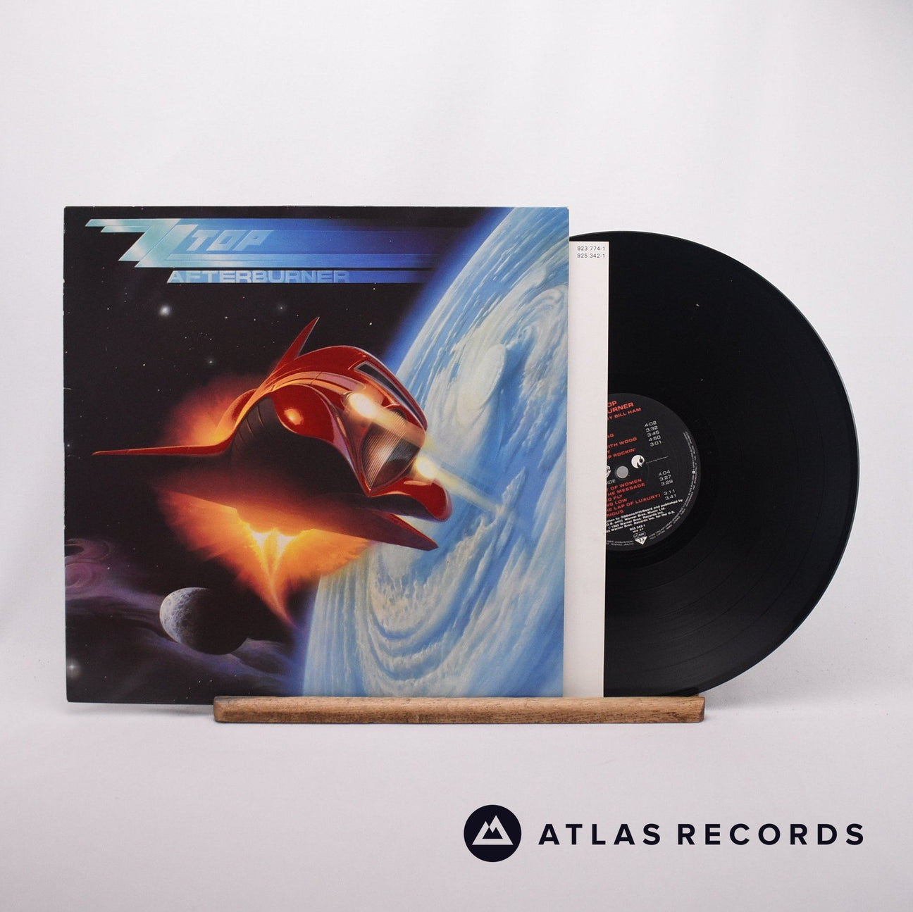 ZZ Top Afterburner LP Vinyl Record - Front Cover & Record